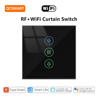 Touch Panel Curtain Switch with Percentage Control - Home Smart Direct