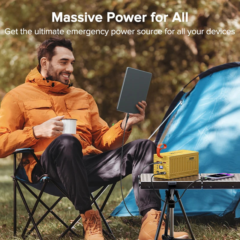 Large Capacity Power Bank Fast Charging Portable Power Station - Home Smart Direct