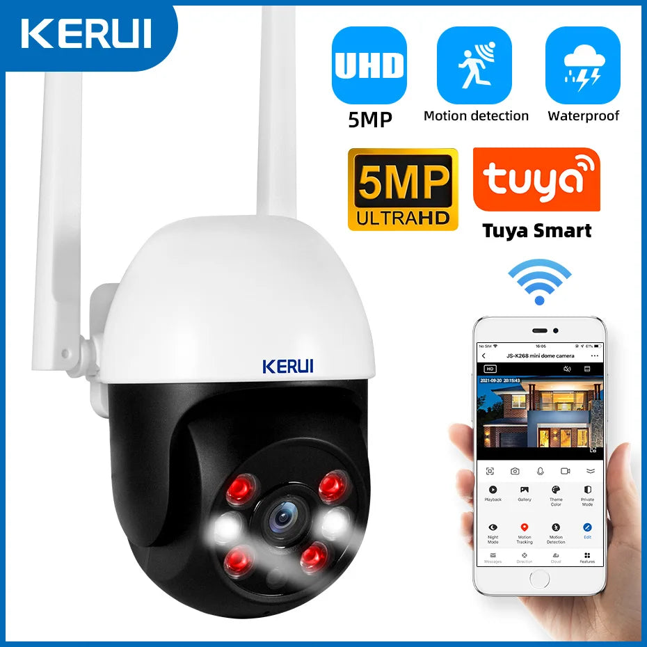 KERUI DIY Your Home Alarm Set 4G / WiFi Alarm System for Home Security Protection Motion Detector Door Sensor Tuya Smart APP - Home Smart Direct