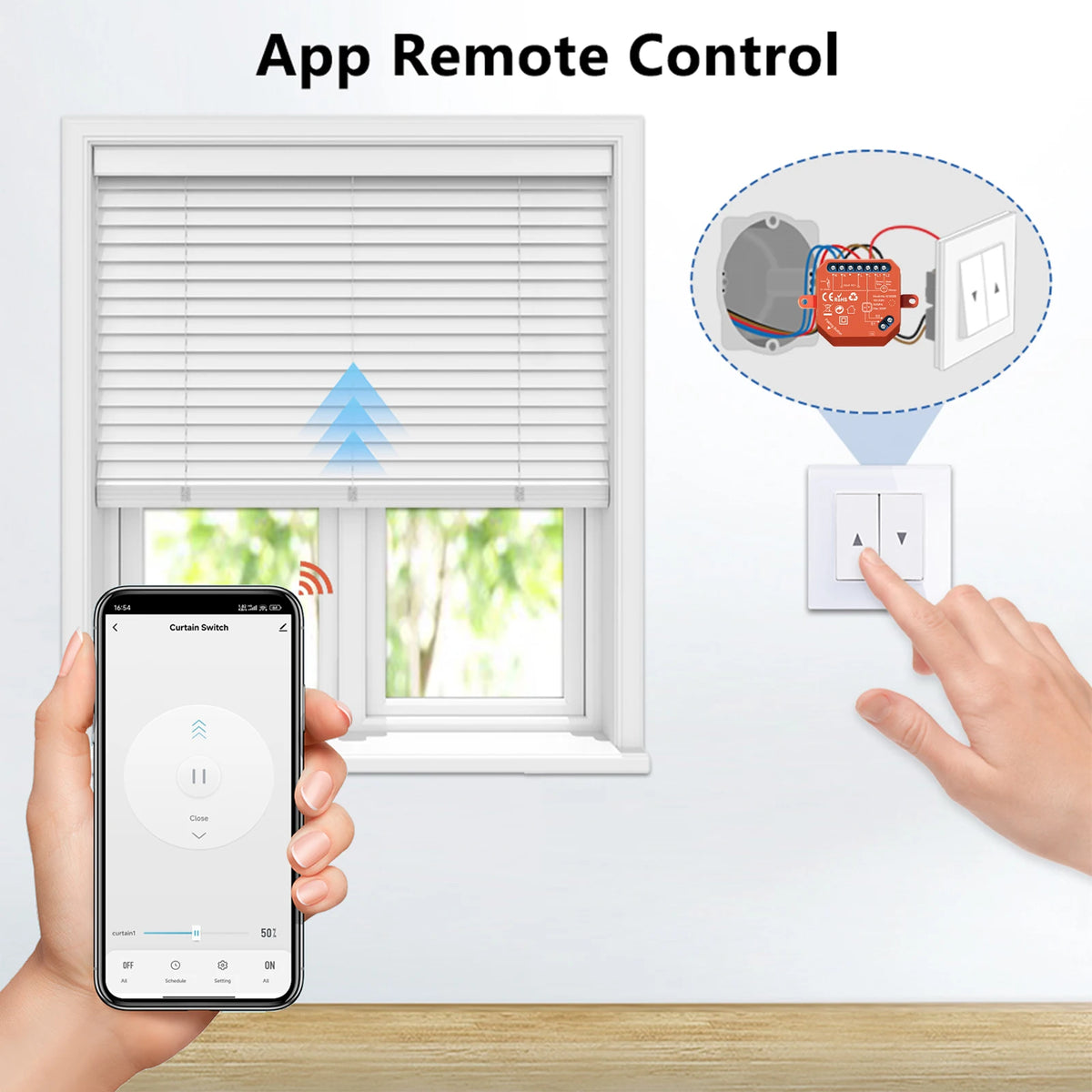 LoraTap ZigBee Shutter Switch Module For Electric Motorized Curtain Blind Tuya Smart Life Roller Alexa Google Home ZigBee2MQTT - Home Smart Direct
