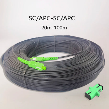 Outdoor SC APC Fiber Drop Cable for FTTH Systems - Home Smart Direct