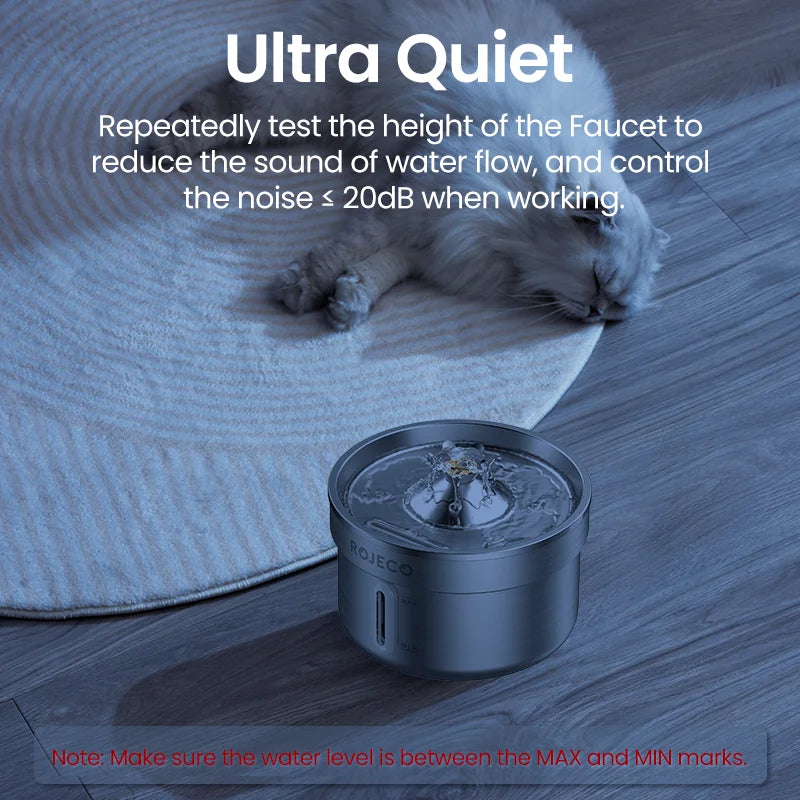 Stainless Steel Pet Water Fountain Automatic Dispenser
