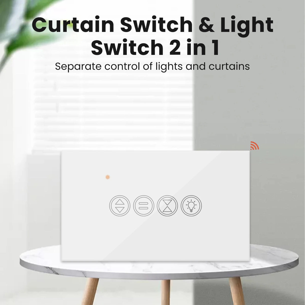 LoraTap ZigBee 3.0 Tuya Smart Life Roller Shutter Curtain Light US Switch for Motorized Blinds Work for Alexa Google Home - Home Smart Direct