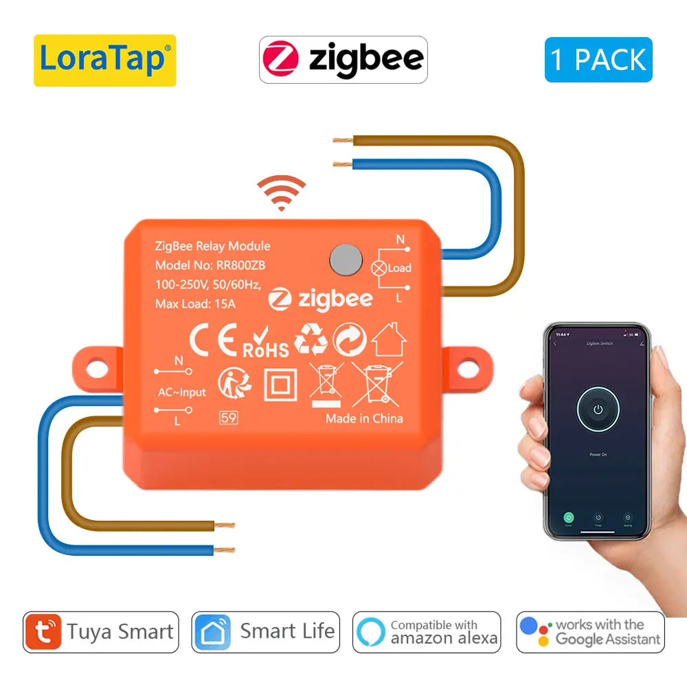 LoraTap ZigBee 3.0 Tuya Smart Life EU Standard 6 Button Gang Scene Magnetic Remote Control Switch Gateway Required ZigBee2MQTT - Home Smart Direct