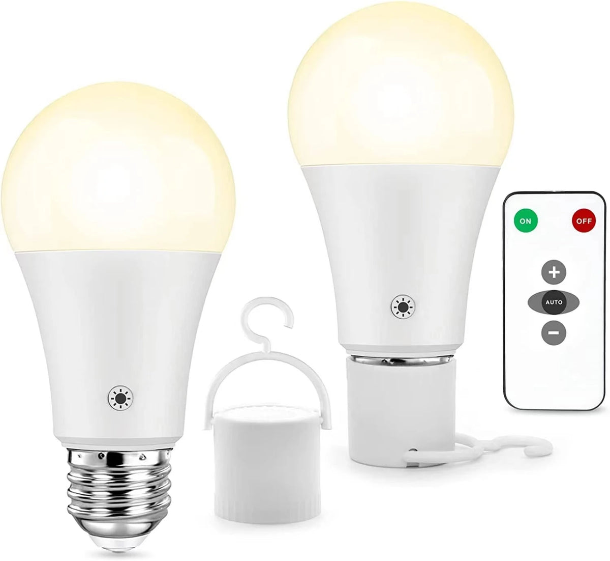 Rechargeable LED Bulb with Remote Dimmable Emergency Backup - Home Smart Direct