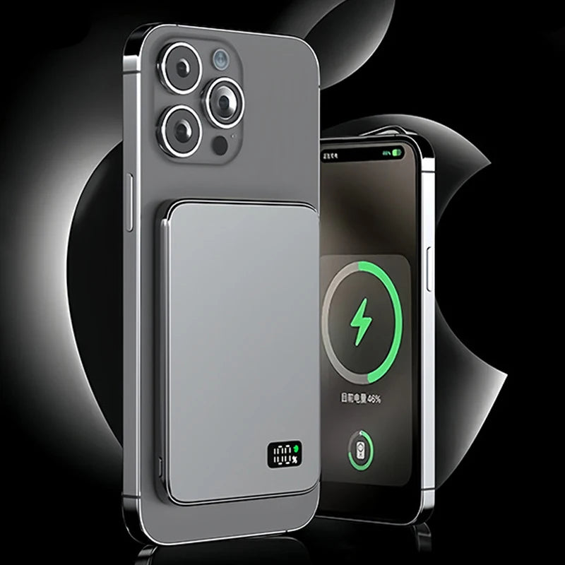 Ultra Thin Magnetic Wireless Power Bank Portable Charger - Home Smart Direct