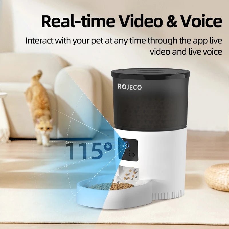 Automatic Cat Feeder with Camera and Remote Control