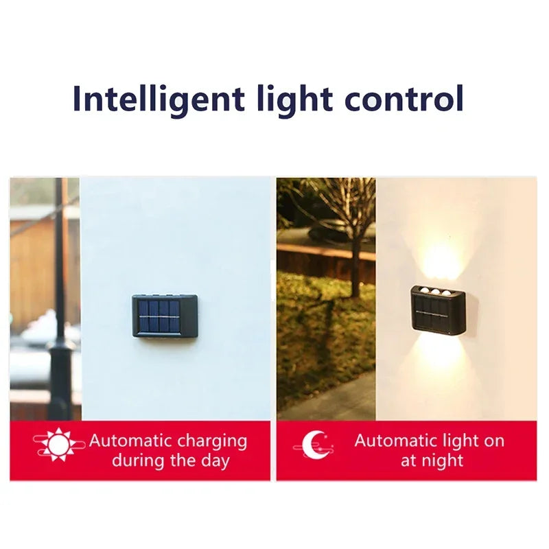 Outdoor Solar Wall Light for Garden and Home Security