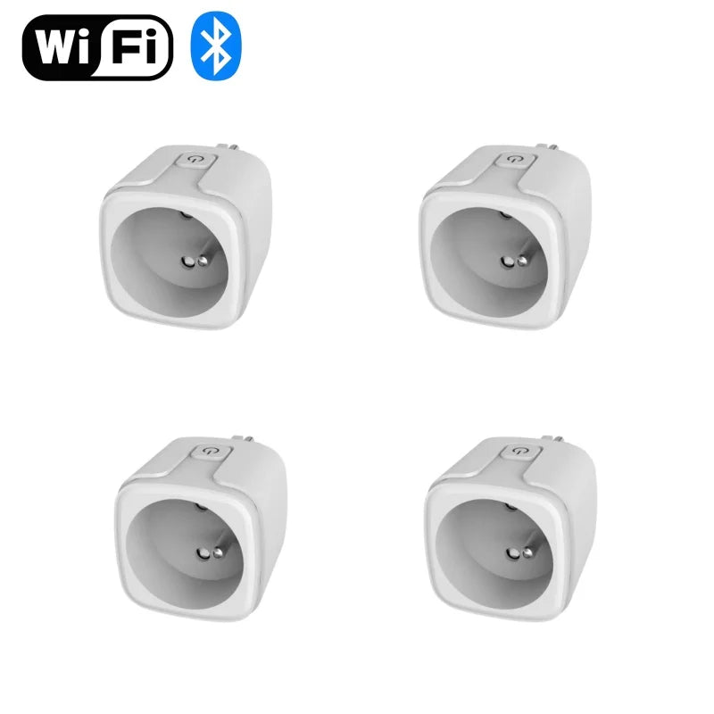 Smart Plug WiFi Bluetooth with Power Monitor and Voice Control