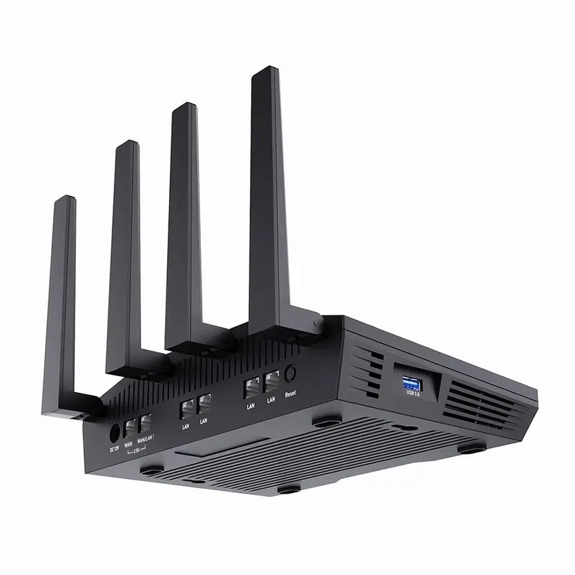 WiFi 6 Home Router 8-Stream OpenWrt 2.5G Ethernet Ports with Parental Control
