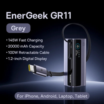 Power Bank with Built In Cable and Fast Charging Portable Charger - Home Smart Direct