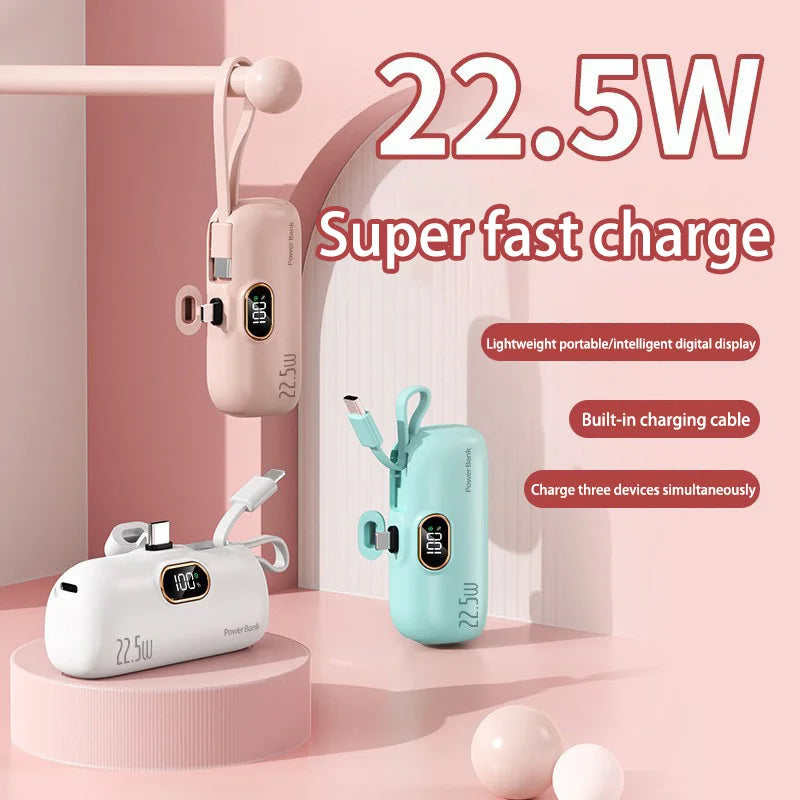 Mini Portable Power Bank Fast Charging External Battery - Home Smart Direct