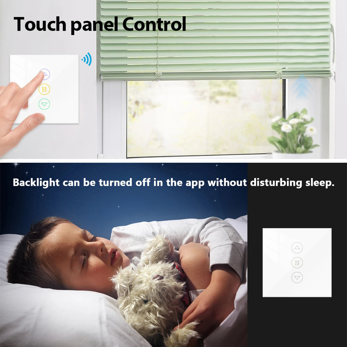 LoraTap 4th Generation WiFi Roller Shutter Curtain Switch for Electric Blind Google Home Alexa Smart Life App Remote Control - Home Smart Direct