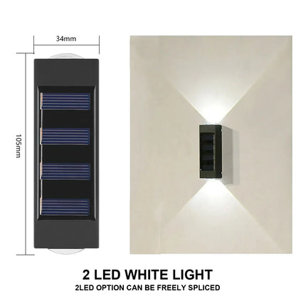 Outdoor Solar Wall Light for Garden and Home Security