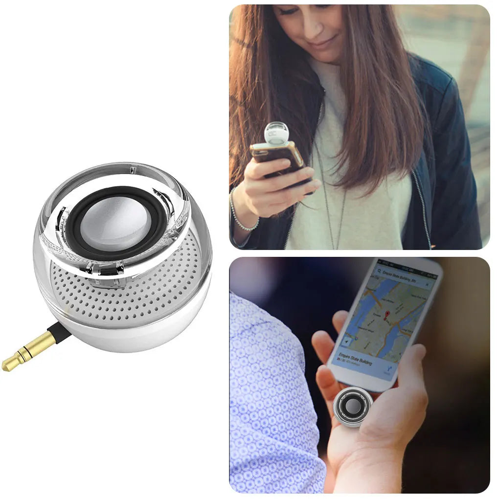 Mini Wireless Bluetooth Crystal Speaker with Surround Sound - Home Smart Direct