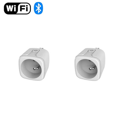 Smart Plug WiFi Bluetooth with Power Monitor and Voice Control