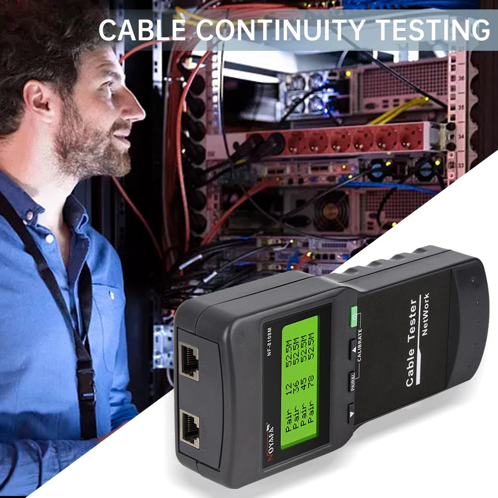 NOYAFA NF-8108M Professional Network Cable Tester RJ45 Multifunction PoE