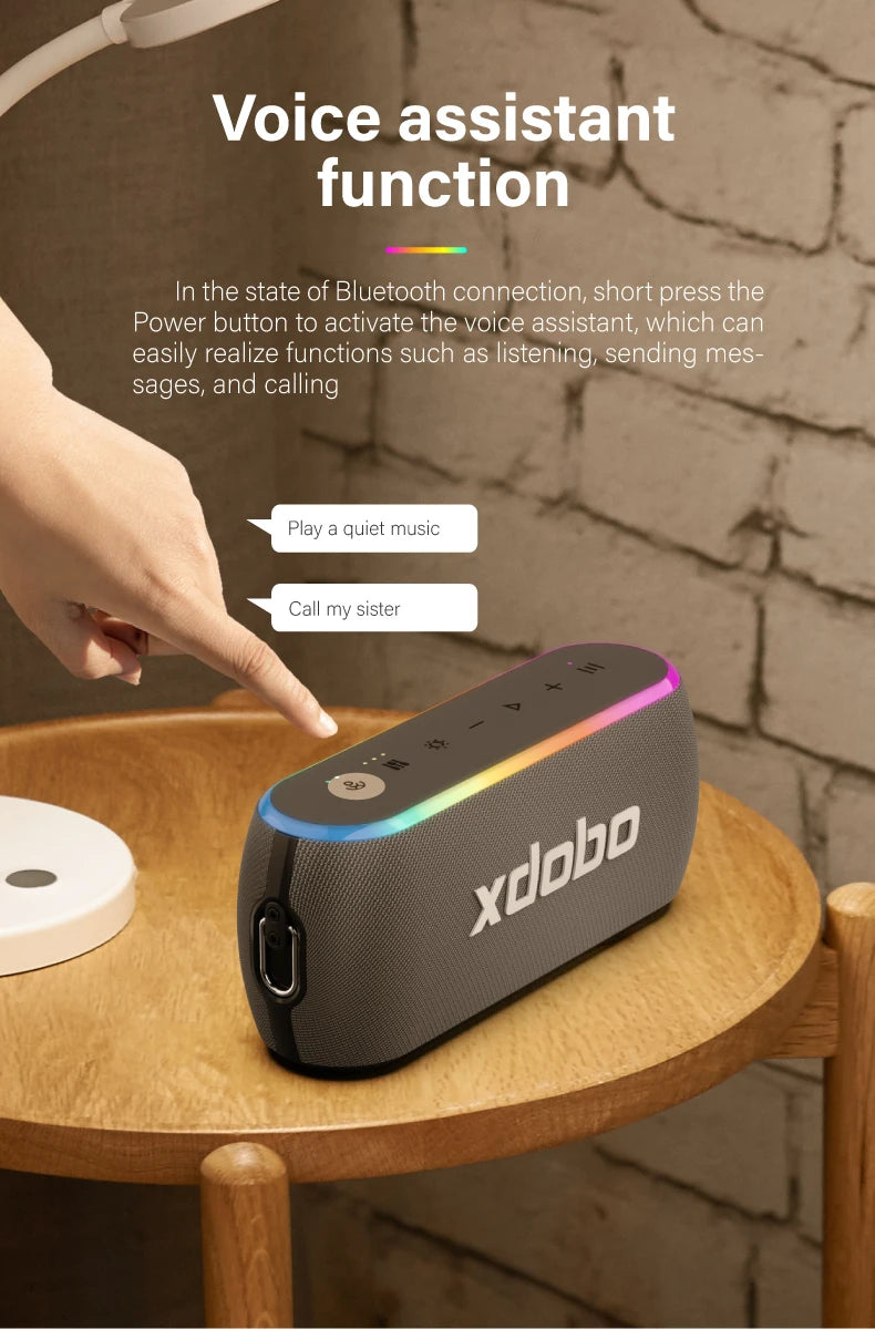 Bluetooth Wireless Outdoor Speaker with Subwoofer - Home Smart Direct