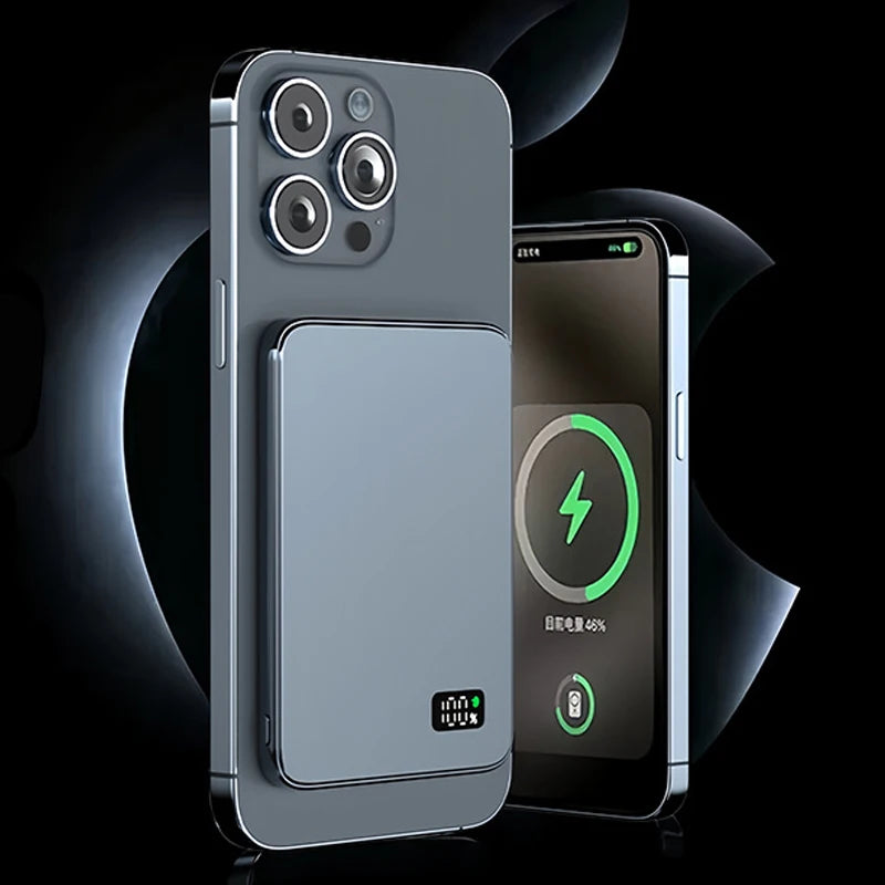 Ultra Thin Magnetic Wireless Power Bank Portable Charger - Home Smart Direct