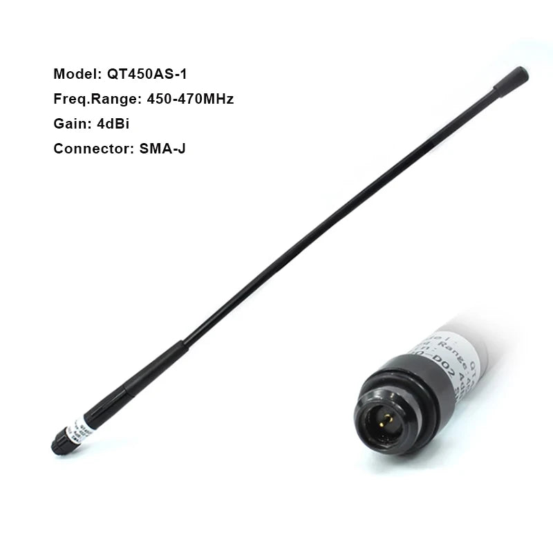 UHF Whip Antenna with SMA Connector for RTK Devices