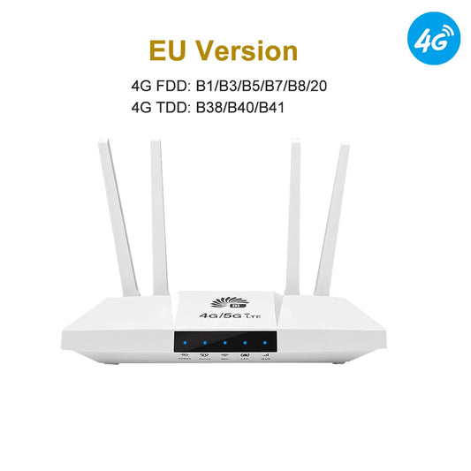 Battery Powered WiFi6 4G SIM Router 3000mAh Portable Wireless Travel Router