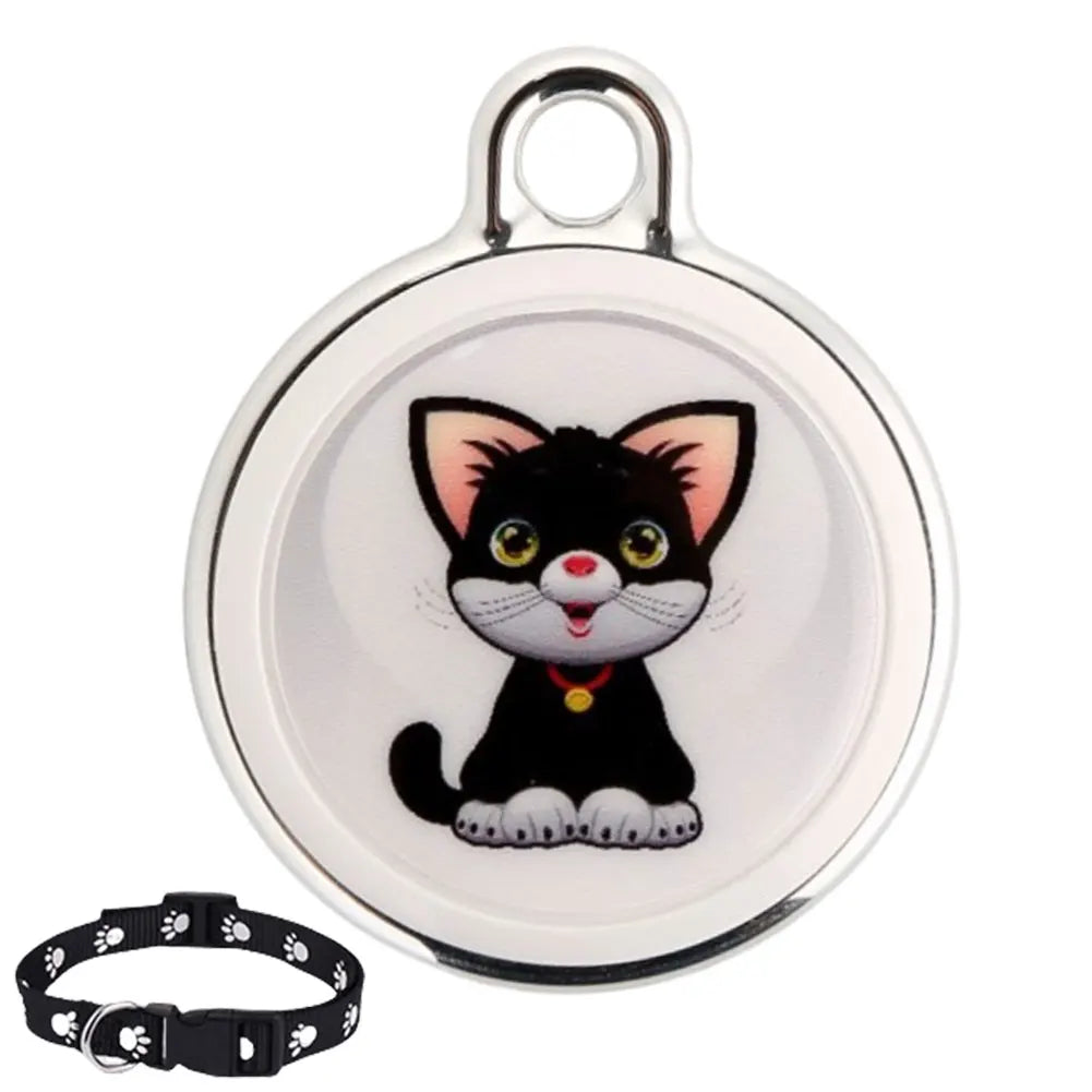 GPS Tracker Collar for Cats and Dogs Waterproof Smart Locator