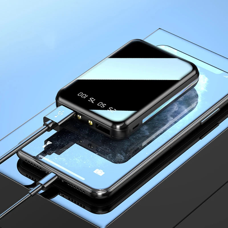 Mini Portable Power Bank with LED Display External Battery - Home Smart Direct