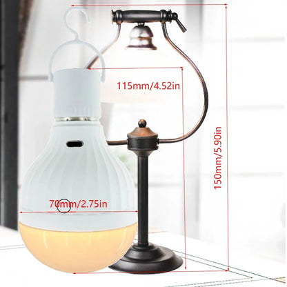 Rechargeable LED Bulb with Remote for Outdoor or Power Outage - Home Smart Direct
