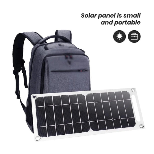 Portable Solar Panel with USB Output for Outdoor Power