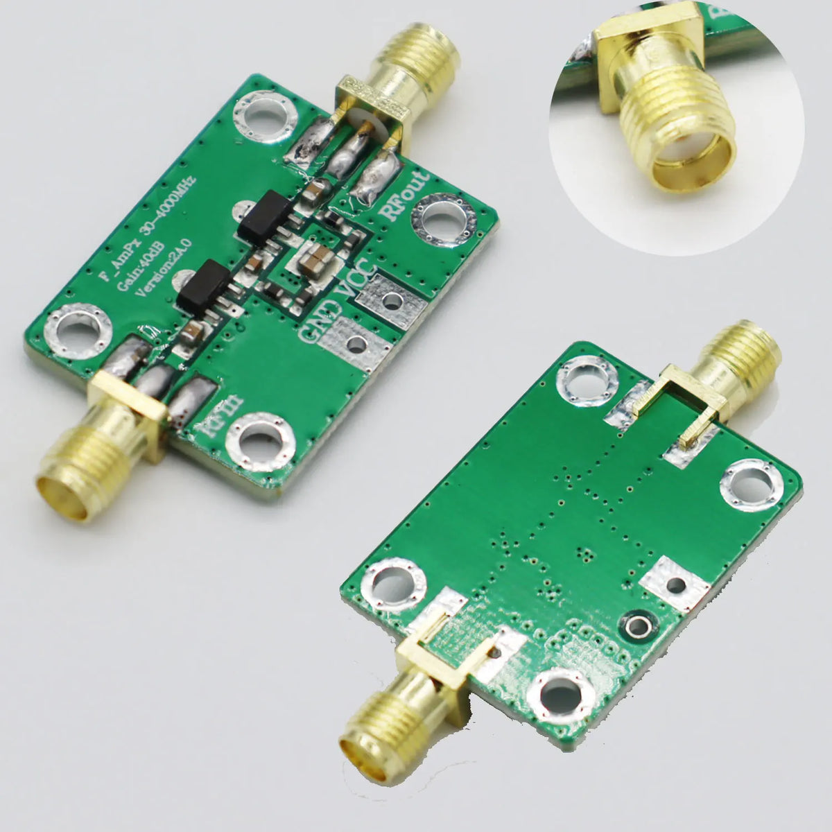 RF Wideband Amplifier 30-4000MHz Low Noise LNA Module DC5V