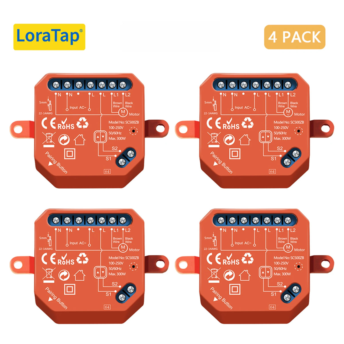 LoraTap ZigBee Shutter Switch Module For Electric Motorized Curtain Blind Tuya Smart Life Roller Alexa Google Home ZigBee2MQTT - Home Smart Direct
