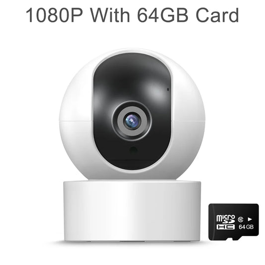 PGST 2MP 1080P Tuya IP WiFi Camera Security Protection Surveillance Camera CCTV Smart Life 2-Way Audio Night Vision Baby Monitor - Home Smart Direct