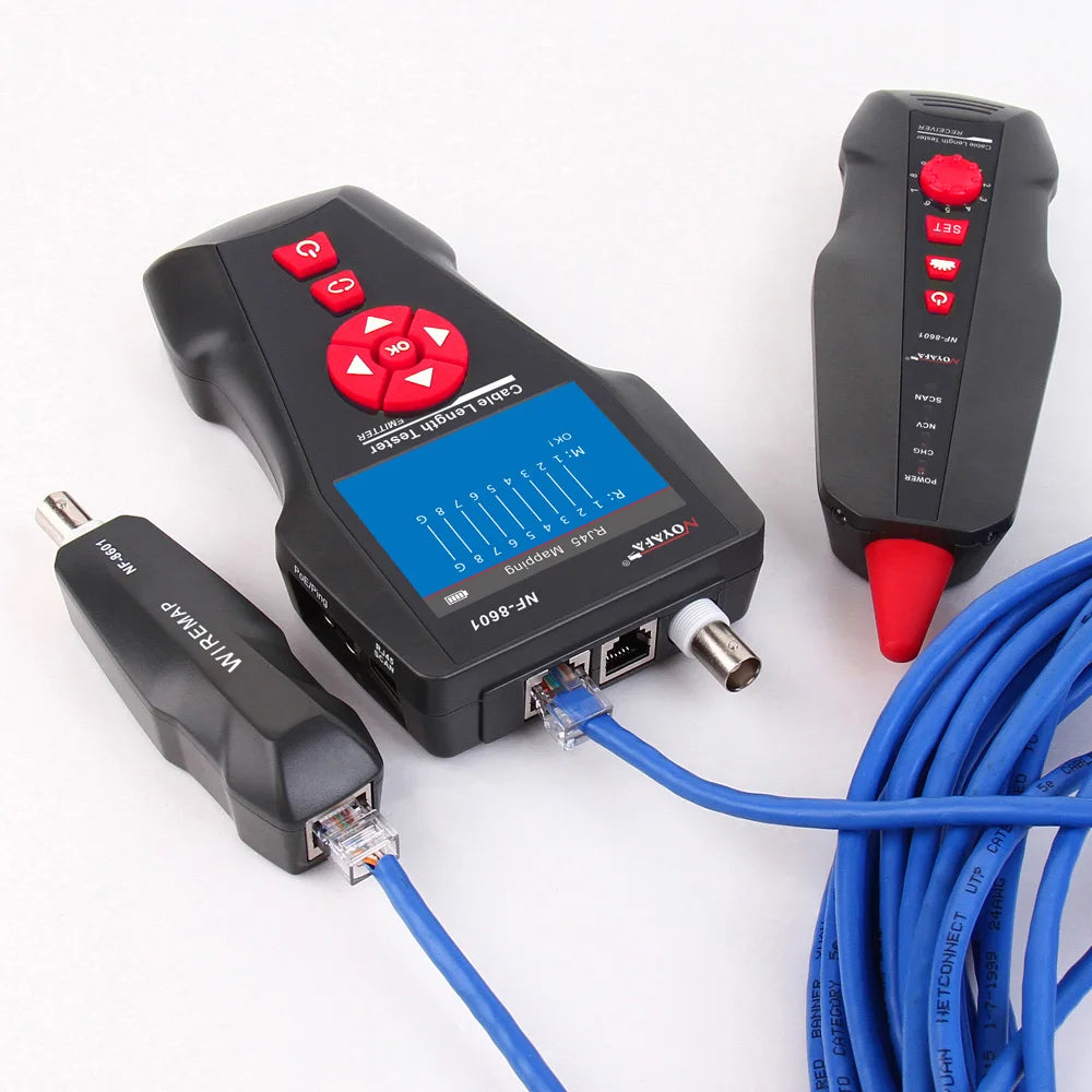 NOYAFA NF-8601W Multifunction Network Cable Tester RJ45 RJ11 BNC PoE