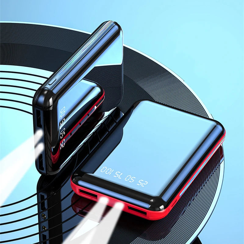 Mini Portable Power Bank with LED Display External Battery - Home Smart Direct