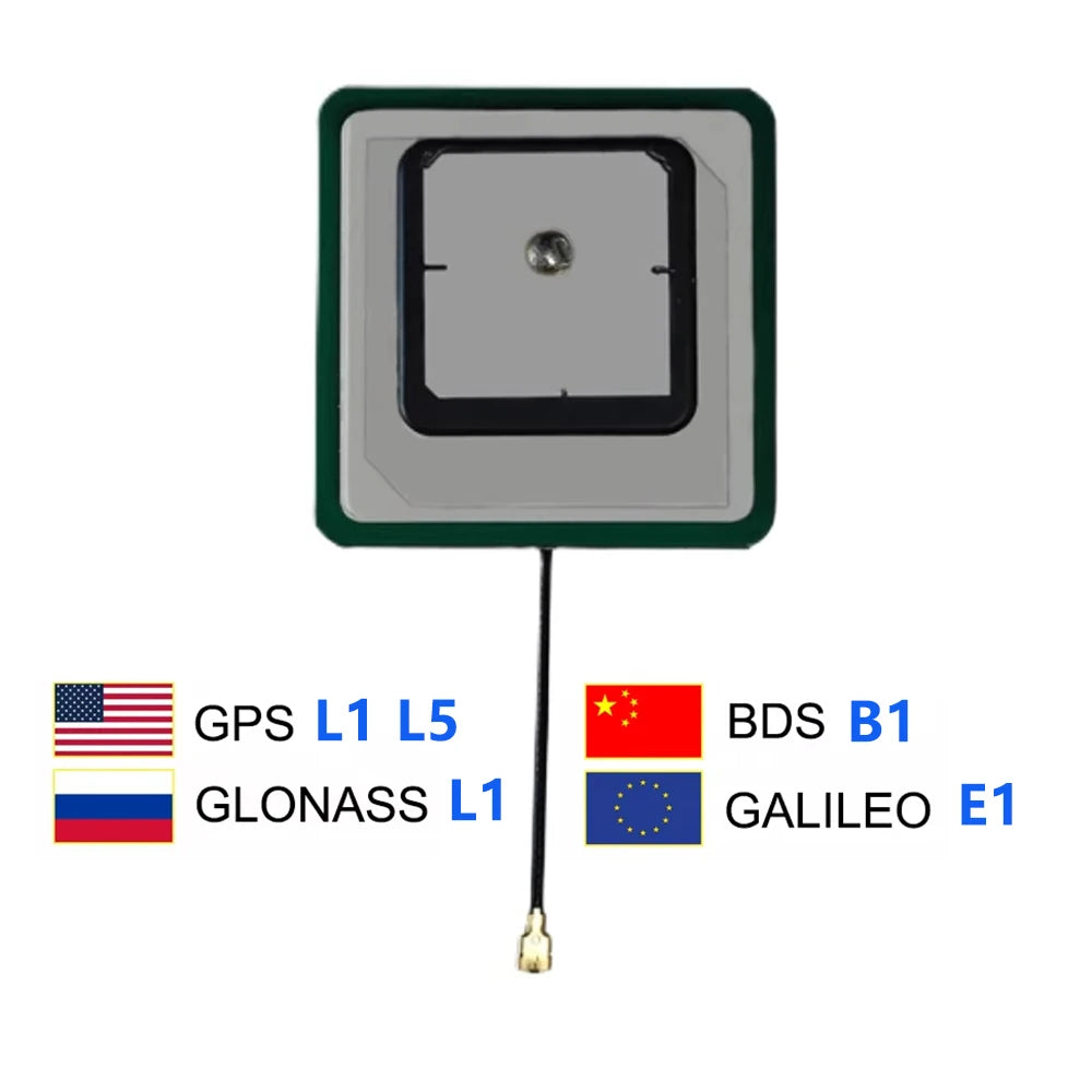 Dual Band GNSS Antenna for High Precision Navigation