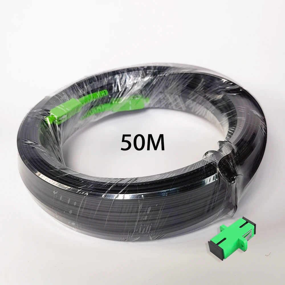 Outdoor SC APC Fiber Drop Cable for FTTH Systems - Home Smart Direct