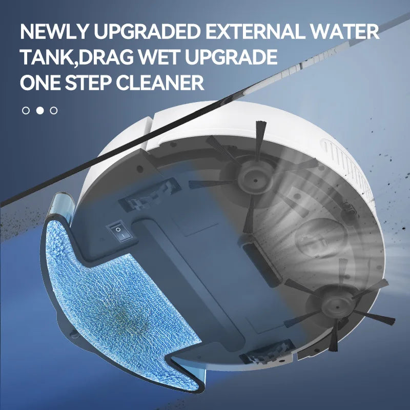 3 in 1 Smart Sweeping and Vacuuming Robot Cleaner - Home Smart Direct