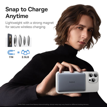 Magnetic Wireless Power Bank Slim Portable Charger - Home Smart Direct