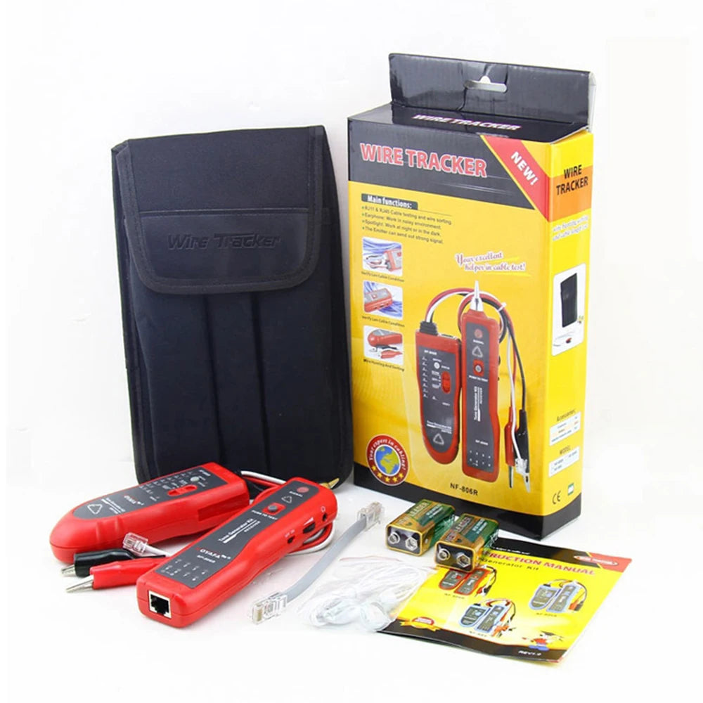 NOYAFA NF-806R Network Cable Tester Ethernet RJ45 RJ11 Line Finder LED