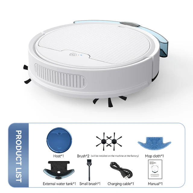 3 in 1 Smart Sweeping and Vacuuming Robot Cleaner - Home Smart Direct