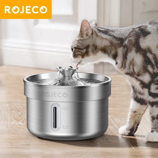Stainless Steel Pet Water Fountain Automatic Dispenser
