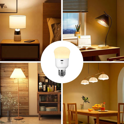 USB Rechargeable LED Bulb with Remote RGB Timer Emergency Backup - Home Smart Direct