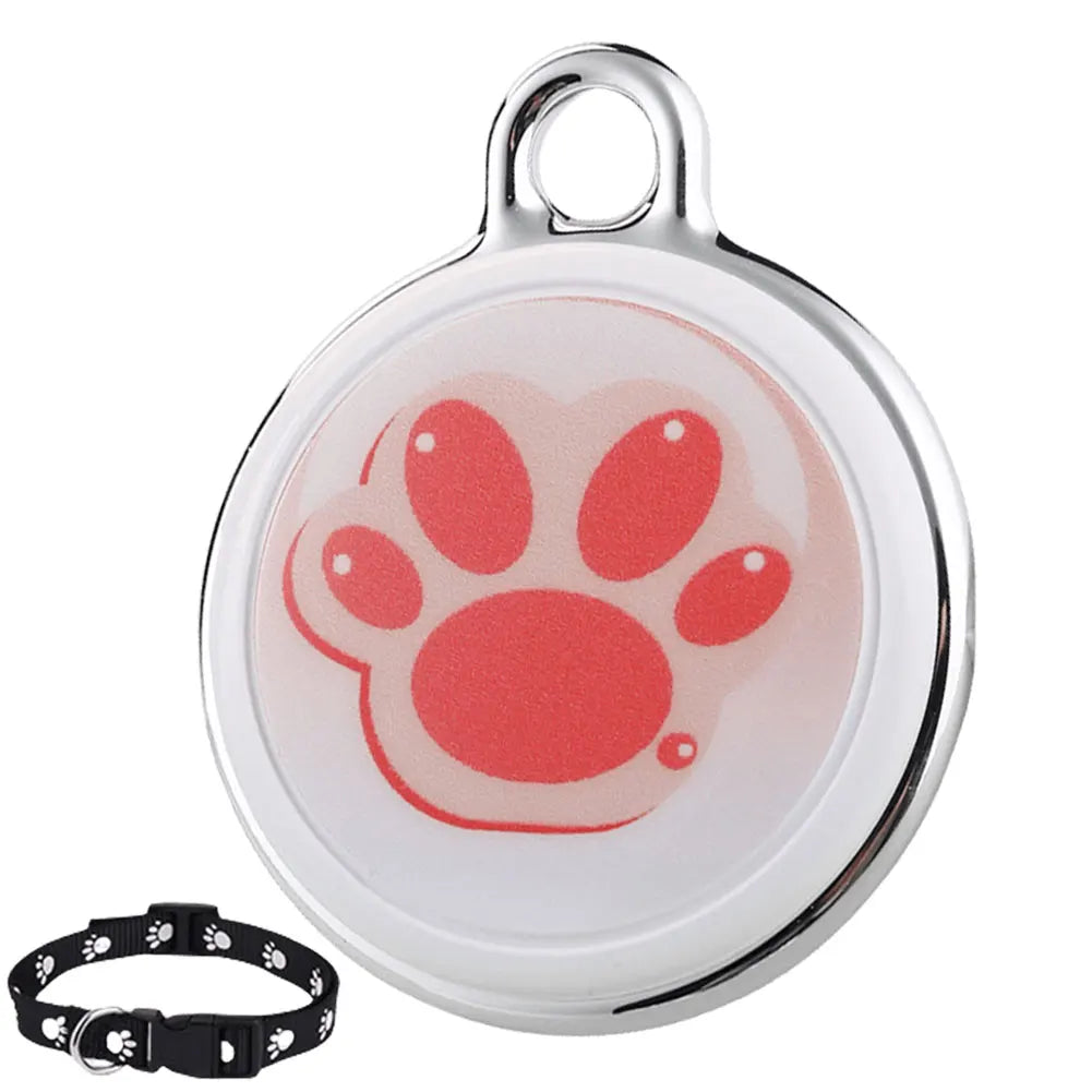 GPS Tracker Collar for Cats and Dogs Waterproof Smart Locator
