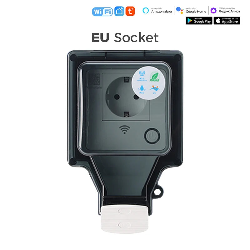 Waterproof Outdoor Smart Socket with Dual USB and App Control - Home Smart Direct