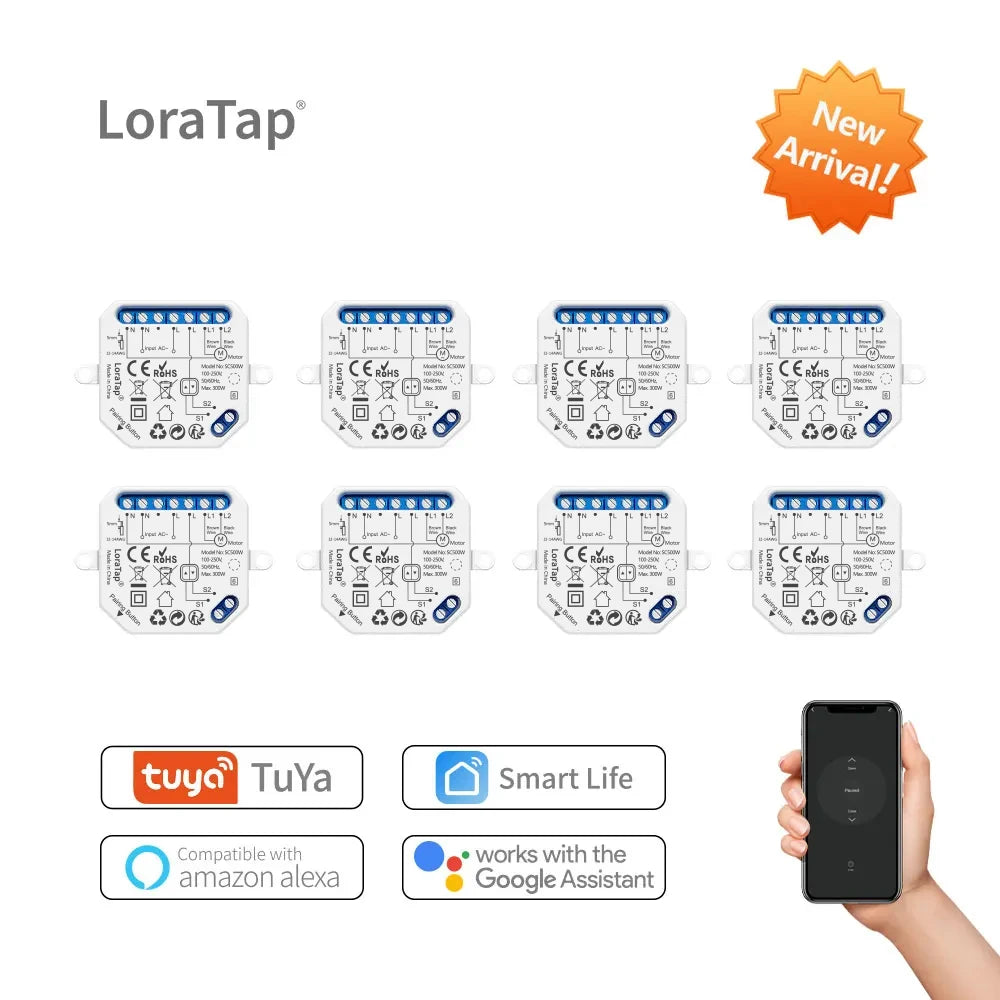Smart Curtain Module Switch with WiFi Remote Control - Home Smart Direct