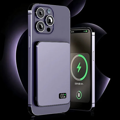 Ultra Thin Magnetic Wireless Power Bank Portable Charger - Home Smart Direct