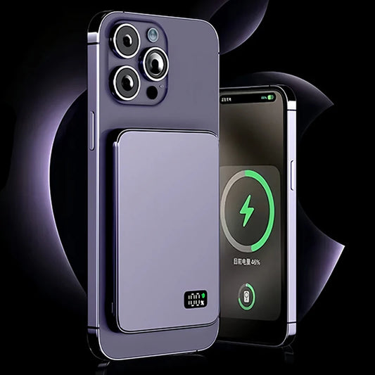 Ultra Thin Magnetic Wireless Power Bank Portable Charger - Home Smart Direct