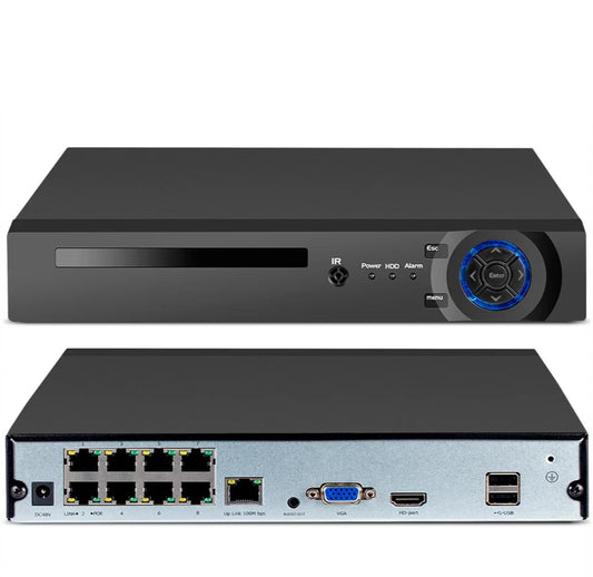 KERUI 4CH 8CH 4K H.265 POE NVR Network Video Recorder ONVIF Security CCTV Surveillance For 4MP 6MP 8MP POE IP Camera System - Home Smart Direct