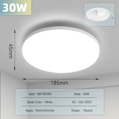 Modern LED Ceiling Light Fixture for Living Room and Bedroom - Home Smart Direct
