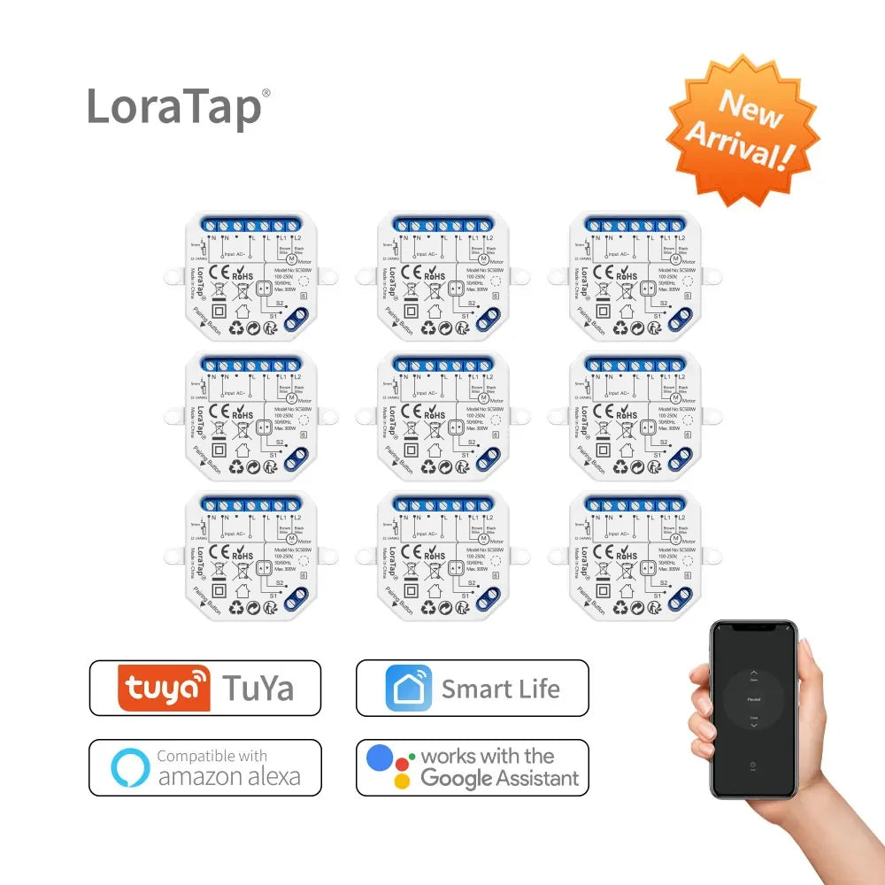 Smart Curtain Module Switch with WiFi Remote Control - Home Smart Direct